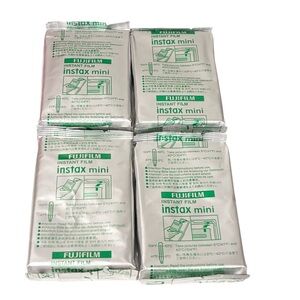 Fujifilm Instax Mini Instant Film 10 Sheets Packs NEW SEALED Lot of 4